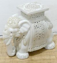 CERAMIC "ELEPHANT" GARDEN SEAT