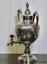 SILVER PLATED URN