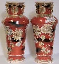 LARGE KUTANI VASES