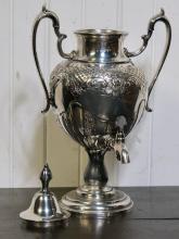 SILVER PLATED URN