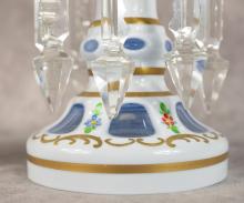 PAIR OF BOHEMIAN CRYSTAL LUSTRES