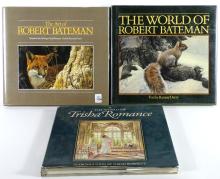 THREE AUTOGRAPHED ART BOOKS