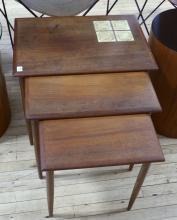 TEAK NESTING TABLES