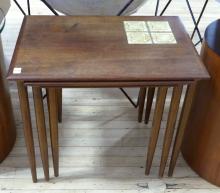 TEAK NESTING TABLES