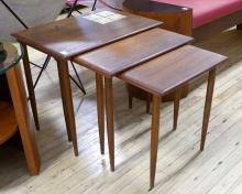 TEAK NESTING TABLES