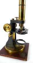 ANTIQUE MONOCULAR MICROSCOPE