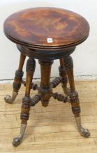 ANTIQUE PIANO STOOL