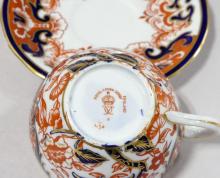 TWO ROYAL CROWN DERBY "IMARI" CUPS AND SAUCERS