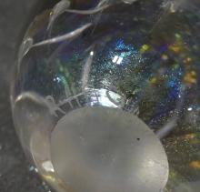 TWO SIGNED ART GLASS PAPERWEIGHTS