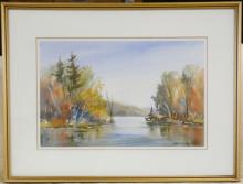 TWO MARY LAMPMAN WATERCOLOURS