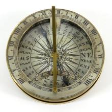 GEORGIAN MARINER'S COMPASS/SUNDIAL