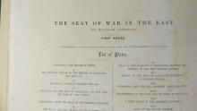 1855 VOLUME: THE SEAT OF THE WAR IN THE EAST