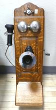 OAK WALL TELEPHONE