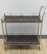 MCM BRASS BEVERAGE CART