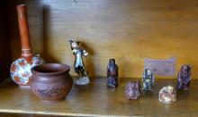 FIGURINES AND VASES