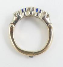 VINTAGE SAPPHIRE & DIAMOND RING