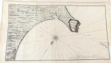 ANTIQUE MAPS: VOYAGE OF GEORGE ANSON, CIRCA 1750