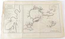 ANTIQUE MAPS: VOYAGE OF GEORGE ANSON, CIRCA 1750