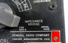 VINTAGE IMPEDANCE BRIDGE