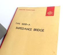 VINTAGE IMPEDANCE BRIDGE