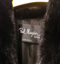 LADIES' FULL LENGTH BLACK MINK COAT