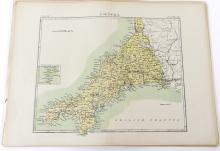 ANTIQUE MAPS CIRCA 1880
