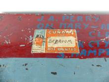 CUNARD LINE STORAGE TRUNK