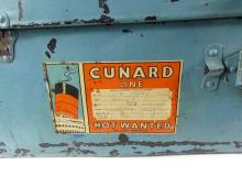 CUNARD LINE STORAGE TRUNK