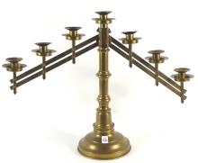 ANTIQUE ADJUSTABLE CANDELABRUM