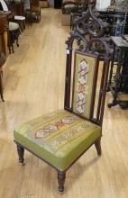 VICTORIAN BISHOP'S CHAIR