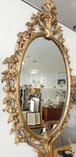 19TH CENTURY "CHIPPENDALE" WALL MIRROR