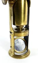 ANTIQUE BRASS DRUM MICROSCOPE