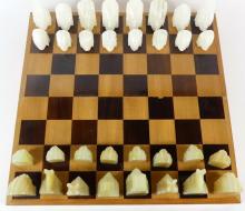 CARVED CHESS SET