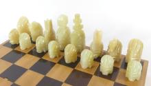 CARVED CHESS SET