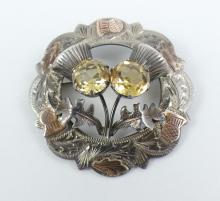 SCOTTISH SILVER BROOCH