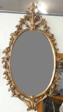 19TH CENTURY "CHIPPENDALE" WALL MIRROR