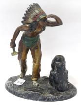 VIENNESE BRONZE "CHIEF" SCULPTURE