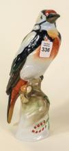 HEREND "WOODPECKER" FIGURINE