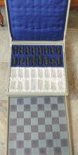 SATIN GLASS CHESS SET