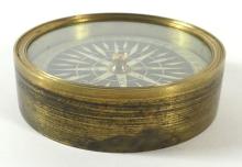 BRASS MARINER'S COMPASS