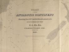 RARE CHART OF THE ANTARCTIC CONTINENT, 1840