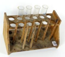 VINTAGE TEST TUBE RACK