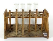 VINTAGE TEST TUBE RACK