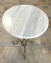 MARBLE TOP WINE TABLE