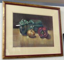THREE FRAMED "STILL LIFE" PAINTINGS