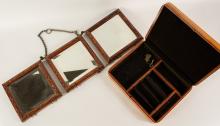 JEWELLERY BOX AND MIRROR