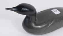 INUIT SOAPSTONE "LOON" CARVING