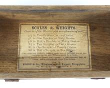 APOTHECARY SCALES & WEIGHTS