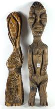 TWO INDIGENOUS CARVINGS