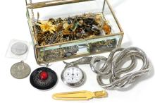 JEWELLERY, COINS AND PINS